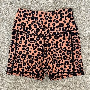 Amazon Sunzel leopard biker shorts size medium